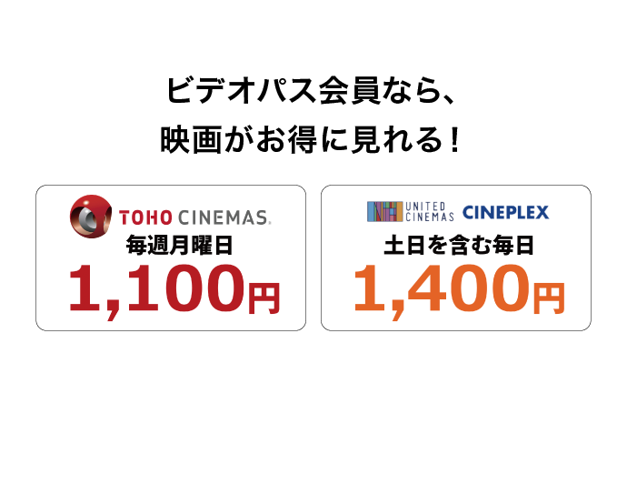 テレビの大画面でビデオパスを楽しむ
